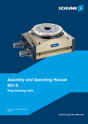 SCHUNK 1314397 Assembly And Operating Manual