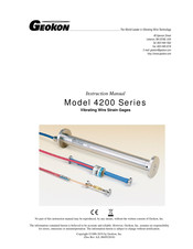 Geokon 4200L Instruction Manual