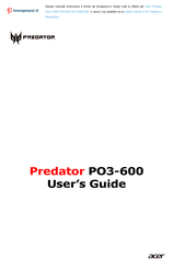 Acer Predator Orion 3000 PO3-600 User Manual