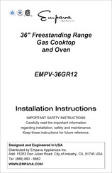 Empava EMPV-36GR12 Installation Instructions Manual