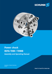 SCHUNK ROTA THW 1000 Assembly And Operating Manual