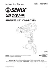 Senix PDDX2-M2 Instruction Manual