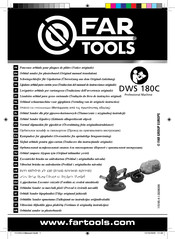 Far Tools DWS 180C Original Manual Translation