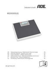 ADE M320000S Instruction Manual