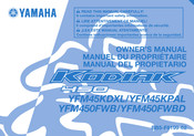 Yamaha KODIAK 450 2020 Owner's Manual