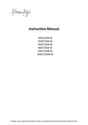 Temptech Hermitage NWC32SB-W Instruction Manual