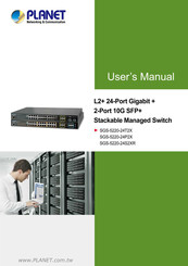 Planet Networking & Communication SGS-5220-24T2X User Manual