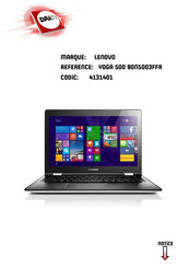 Lenovo Yoga 500-15IHW User Manual