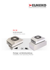 ELMEKO PK 30 Installation And Operating Manual