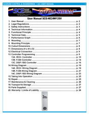 SCE ENVIRO-THERM SCE-HE08W120V User Manual
