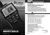 Cobra MARINE MRHH150FLTE Owner's Manual