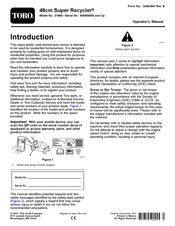 Toro Super Recycler 21680 Operator's Manual