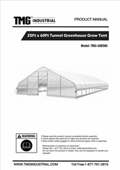 TMG TMG-GH2560 Product Manual