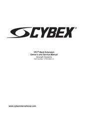CYBEX 13100-999-4 C Owner's And Service Manual