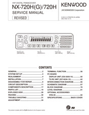 JVC KENWOOD NX-720HG Service Manual