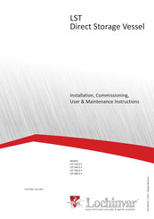 Lochinvar LST 330 G E Installation, Commissioning, User & Maintenance Instructions