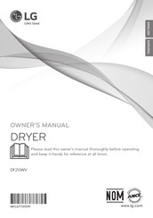 LG DF20WV Owner's Manual