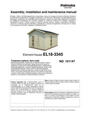 Lemeks Palmako EL18-3345 Assembly, Installation And Maintenance Manual