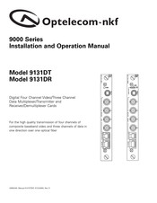 Optelecom-nkf 9131DR Installation And Operation Manual