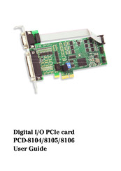 TEDIA PCD-8106 User Manual