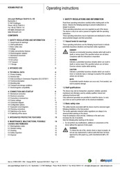 ebm-papst K3G400-PA27-03 Operating Instructions Manual