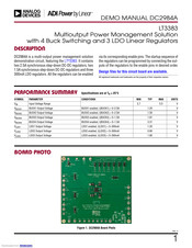 Analog Devices Linear LT3383 Demo Manual