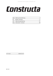 CONSTRUCTA CH1102.0 Instruction Manual