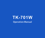 TUTTOKool TK-701W Operation Manual