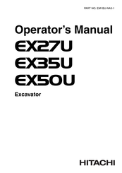 Hitachi EX35U Operator's Manual