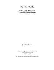 Agilent Technologies 8590 Series Service Manual