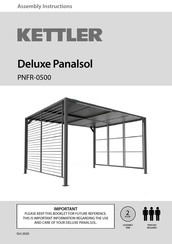 Kettler Deluxe Panalsol Assembly Instructions Manual