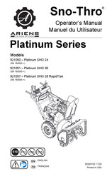 Ariens Platinum Series Operator's Manual