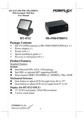 POSIFLEX PB-4700 User Manual