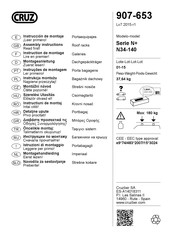 Cruz N+ N34-140 Series Assembly Instructions Manual