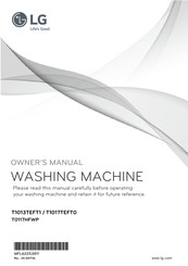 LG T1017TEFT0 Owner's Manual