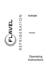 Flavel FUF55W Operating Instructions Manual