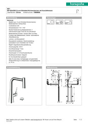 Hans Grohe 73805800 Instructions For Use/Assembly Instructions