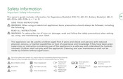 iRobot Roomba ADI-N1 Safety Information Manual