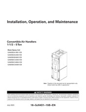 Trane GAM5B0A24M21EB Installation, Operation And Maintenance Manual