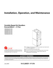 Trane TAMXB0C60V51DB Installation, Operation And Maintenance Manual