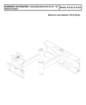 PEERLESS PLA 50-S Installation And Assembly Manual