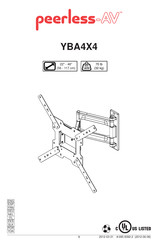 peerless-AV YBA4X4 Manual
