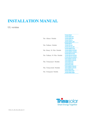 Trina Solar TSM-PD05.08C Installation Manual