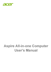 Acer Aspire C20-830 User Manual