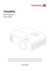 ViewSonic PA503HD User Manual