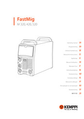 Kemppi FastMig M 320, FastMig M 420, FastMigM 520 Operating Manual