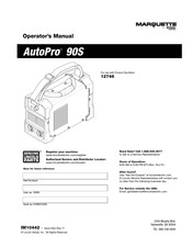 Lincoln Electric MARQUETTE AutoPro 90S Operator's Manual