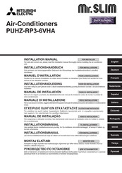 Mitsubishi Electric Mr.SLIM PUHZ-RP3-6VHA Installation Manual