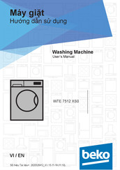 Beko WTE 7512 XS0 User Manual
