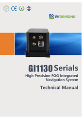 BW SENSING GI1130 Series Technical Manual